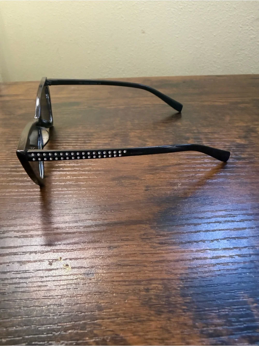 Black Rhinestone Cat Eye Sunglasses - Women Accessories